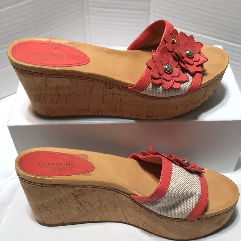Coach Jesaca platform cork wedge - Picture 7 of 7